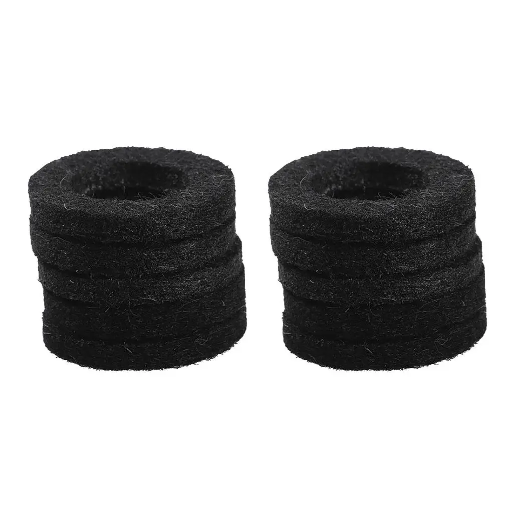 10 Pieces Trumpet Washers, Felt Washers Cushion Pad Trumpets Musical Instrument Accessory