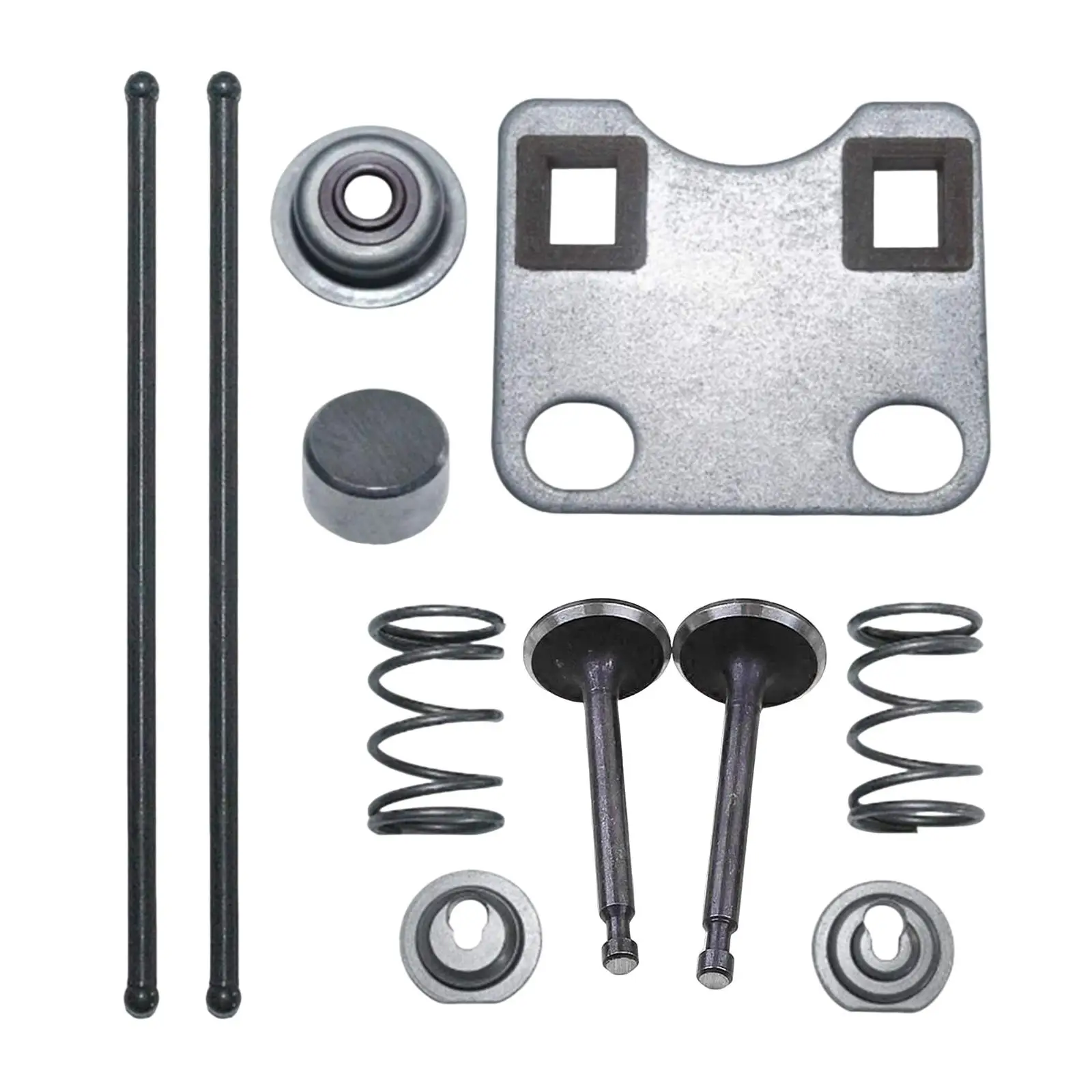 11Pcs Engine Intake Exhaust Valve Kit 5.5HP 6.5HP Chainsaw Accessories 14791-Ze1-010 Guide Plate Parts for Honda Gx160 Gx200
