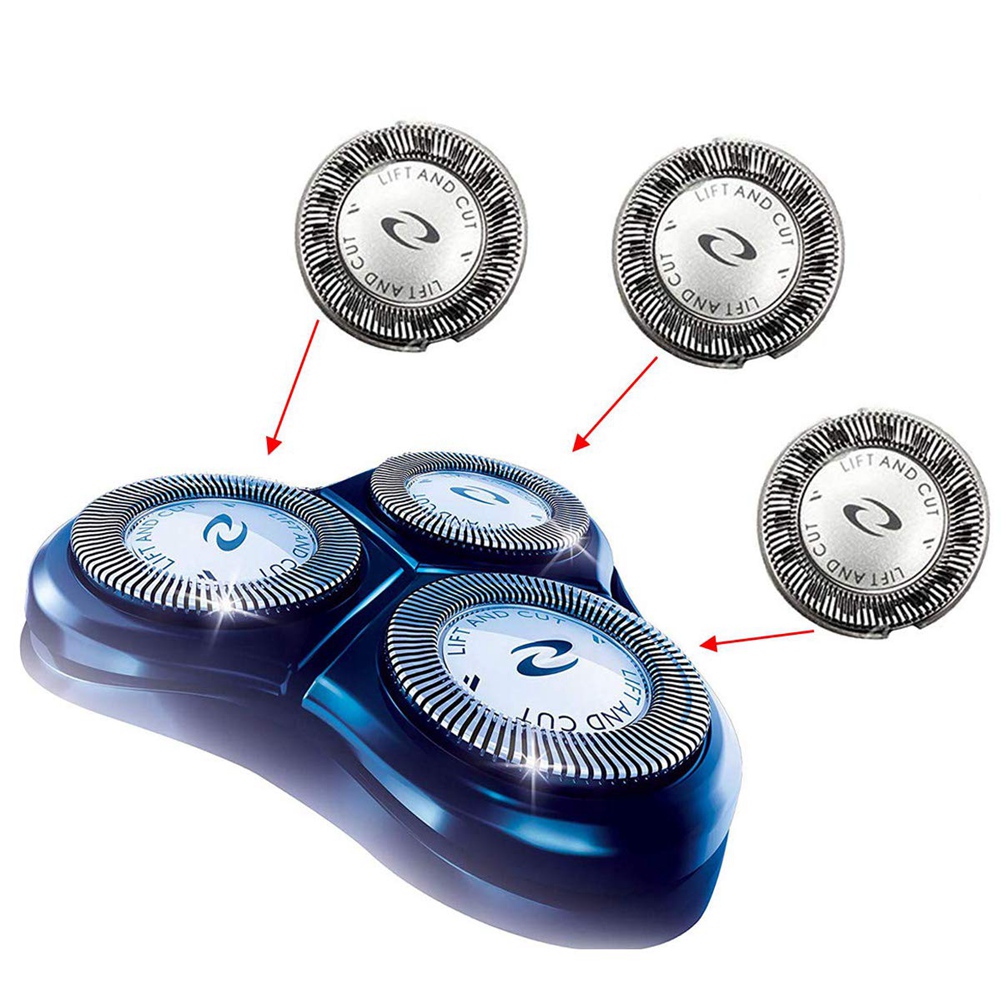 Best of 3 Pcs Replacement Shaver Head For Philips Norelco HQ3 HQ4 HQ55 HQ56 HQ6900 HQ6868 HQ5812 HQ6874 Razor Blade Reviews & Tips - Image 3