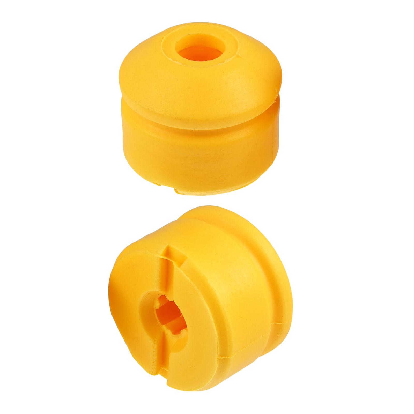 2 Pieces Bump Stop Front Jounce 52089347AA Buffer Block Shock Absorber Rubber Accessories for Commander Grand Cherokee Yellow