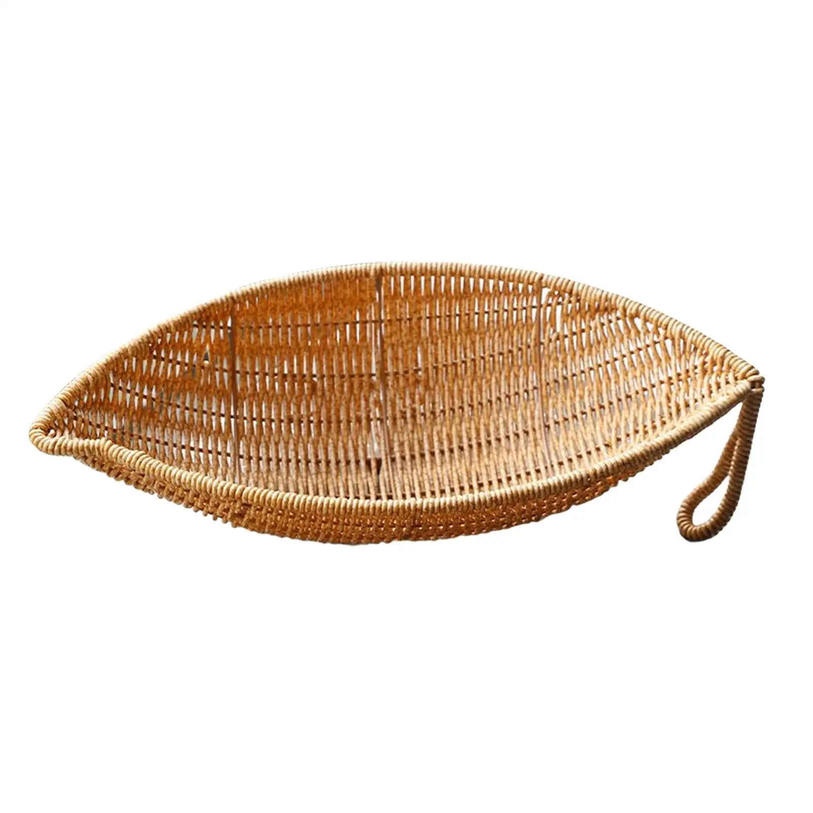 Rustic Wicker Storage Basket Serving Basket Food Serving Holder for Snack Potatoes