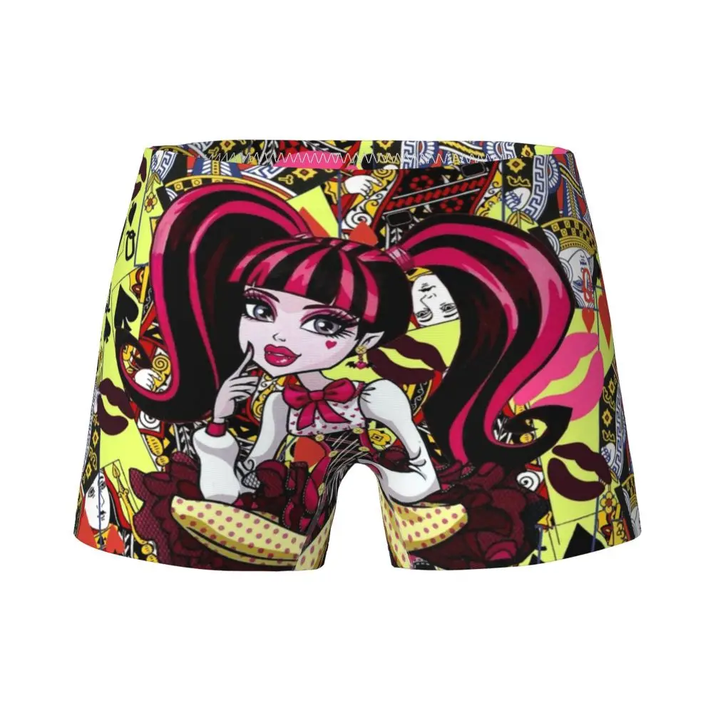 Girls' Draculaura Monster High Boxer Children's Pure Cotton Pretty  Underwear Kids Teenage Underpants Soft Shorts Size 4T-15T