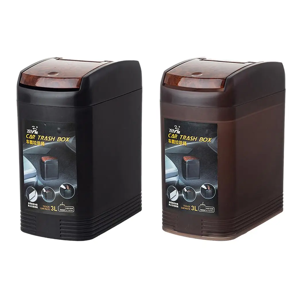 Car Trash Can- Trash Bin Portable Vehicle  Garbage Can Bin Trash Container for indoor e outdoor