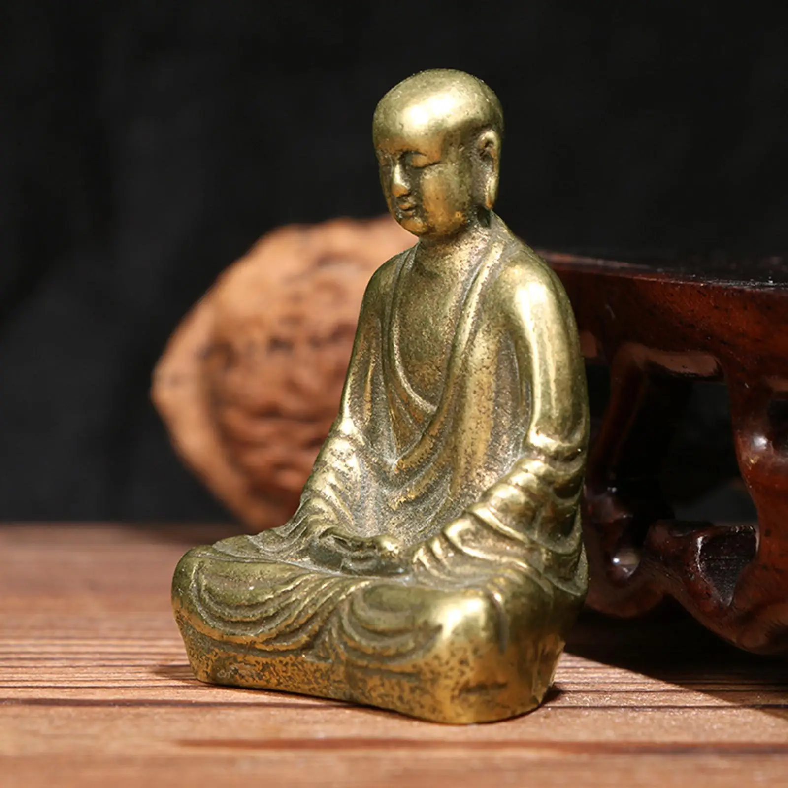 Bodhisattva Gifts   Chinese Buddha Statue Solid Copper for Household