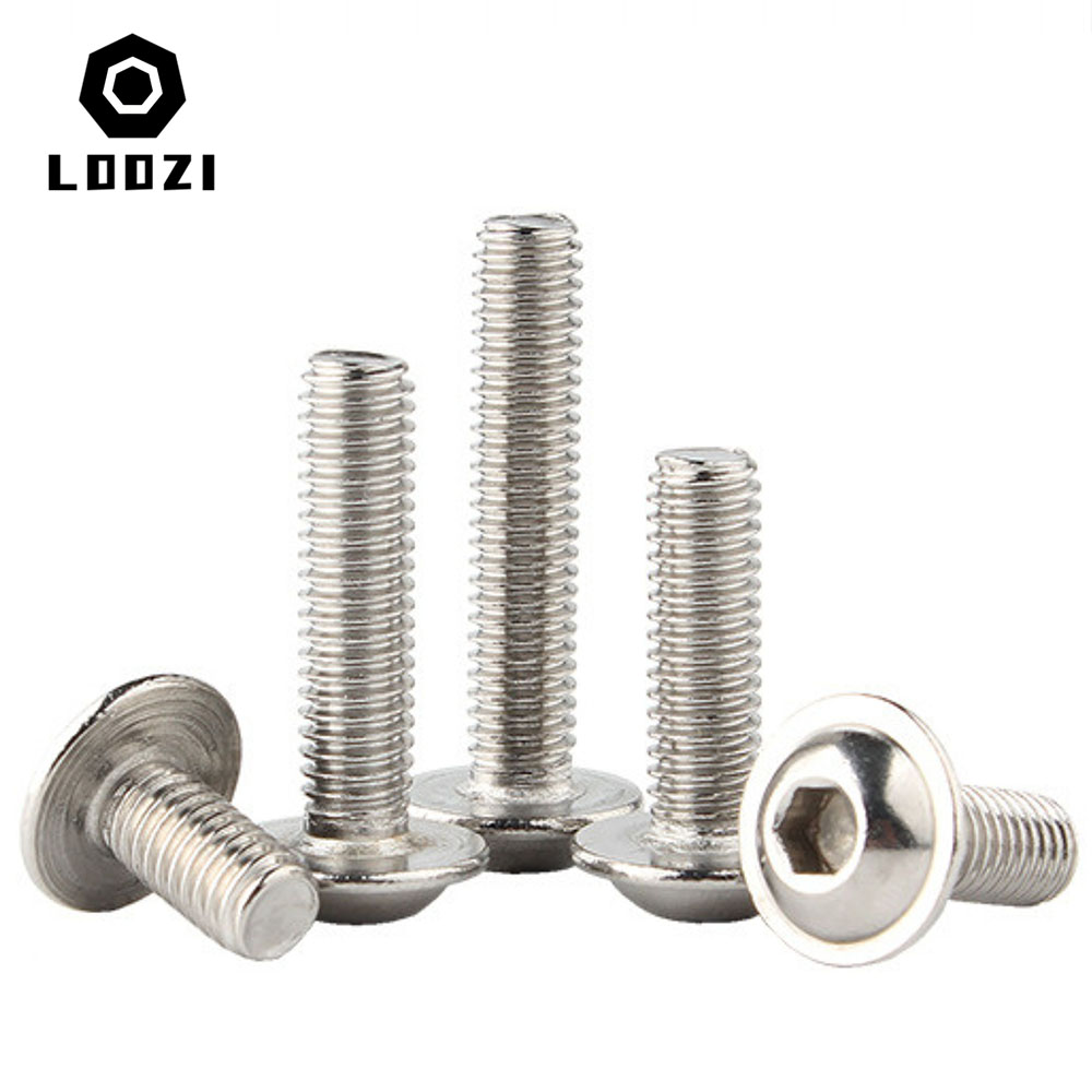Innen sechs kant schraube mit Innen sechs kant m2 m2, 5 m3 m4 m5 m6 m8 2,5 Innen sechs kant schrauben aus Edelstahl mit Unter leg scheibe – Detail 5