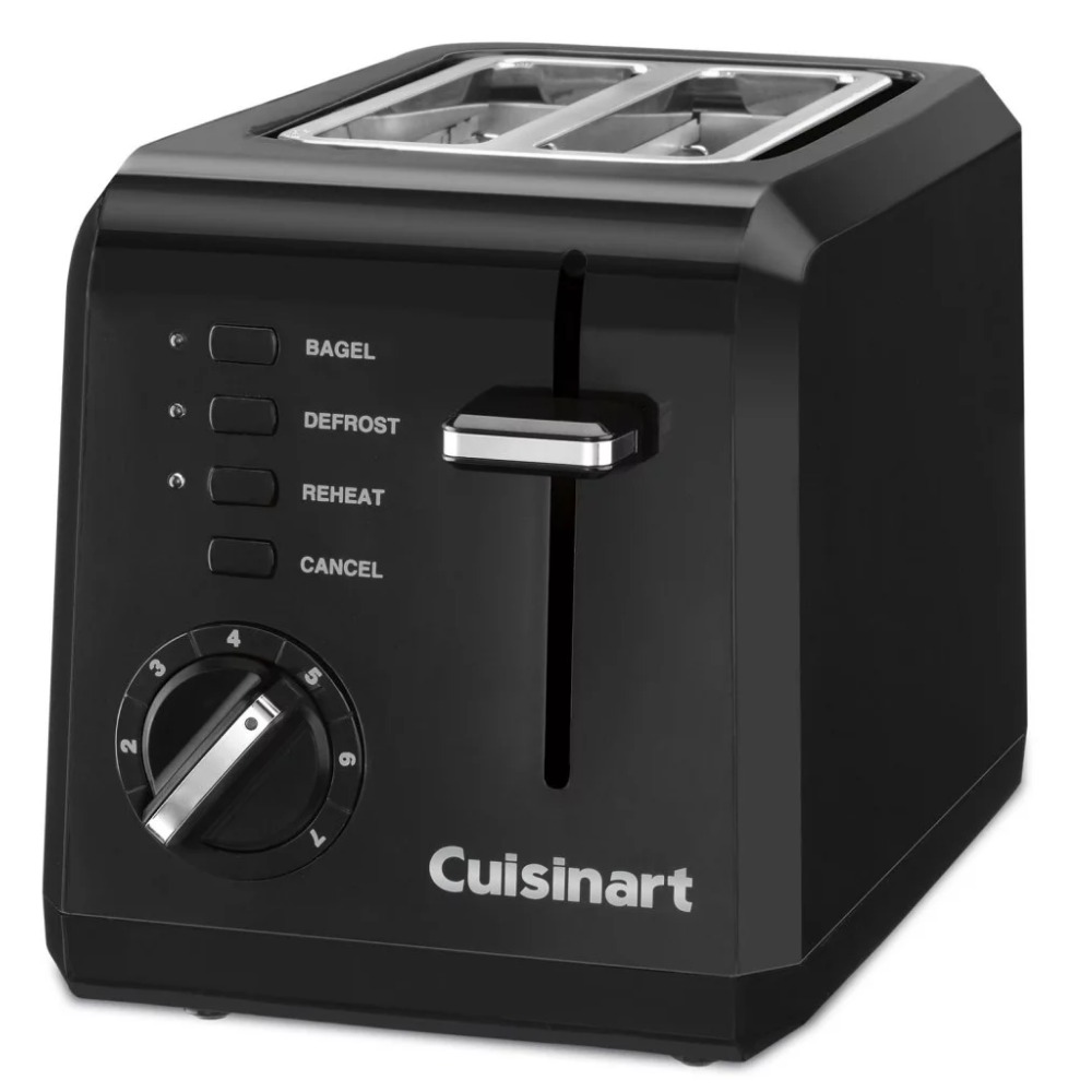 Title 3, 2023 New 2-Slice Compact Toaster | Black