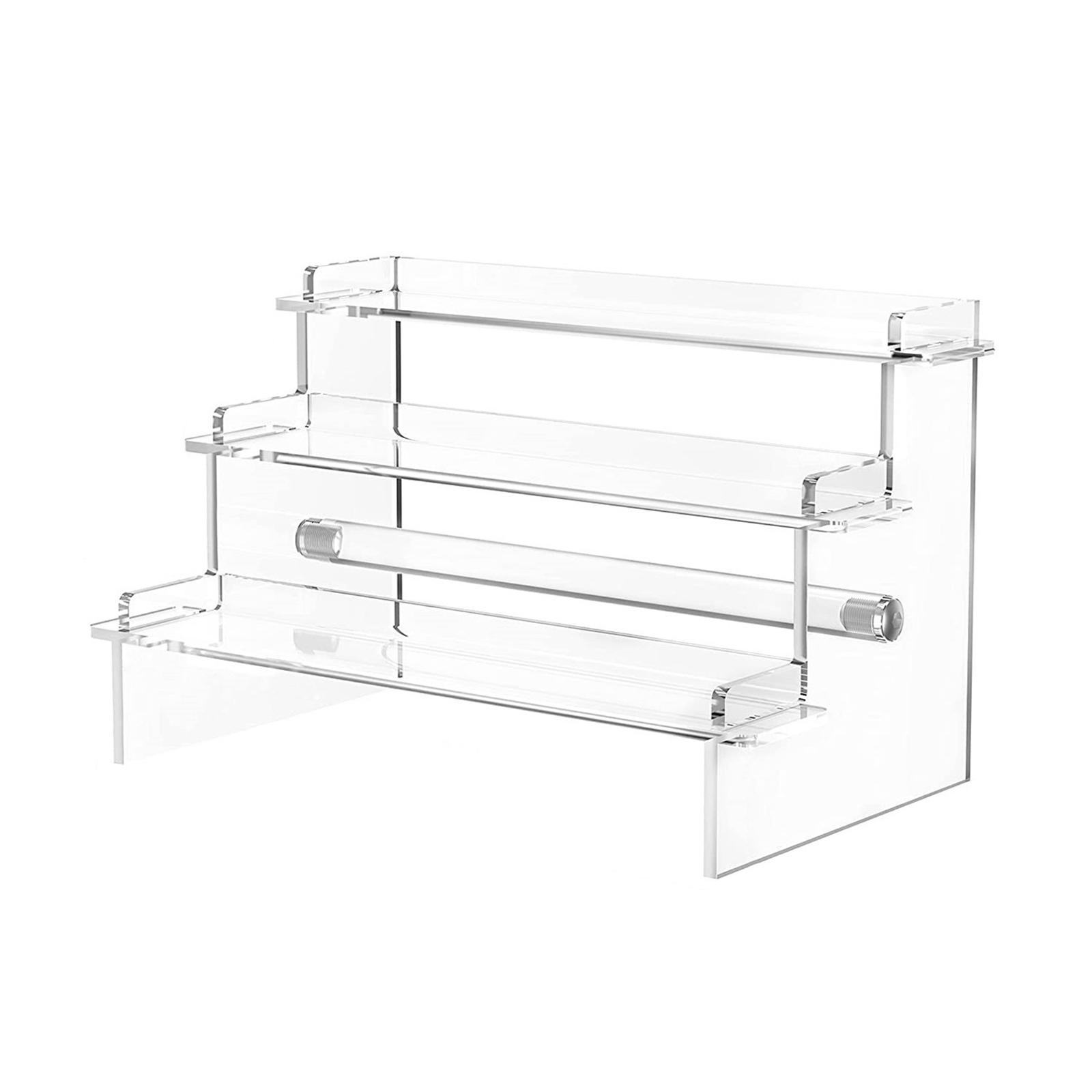 3 Tier Acrylic Display Riser Stand for Action Figure Toys Collectibles