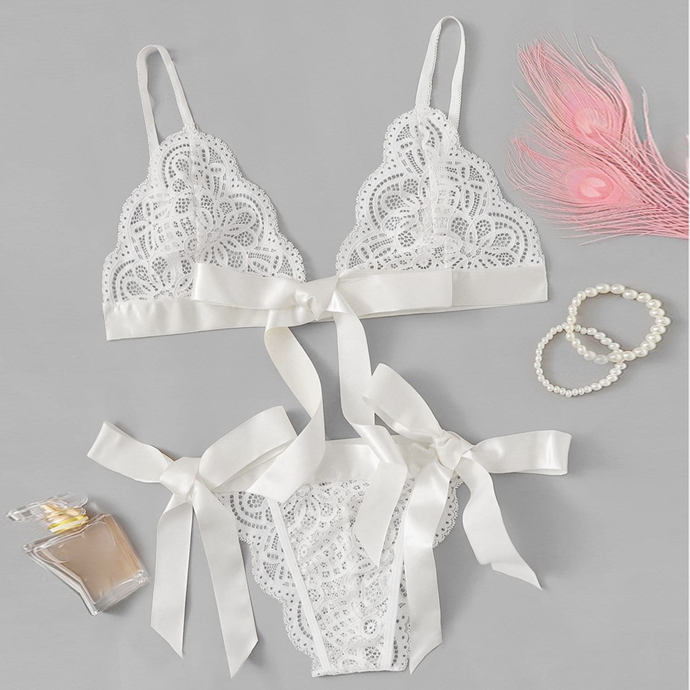 Erotische Lingerie Sets Kant Sexy Porno Ondergoed Vrouwen Sexy Lingerie Sex Kleding Strik Bh String Set Verleiding Exotisch_voghion.com