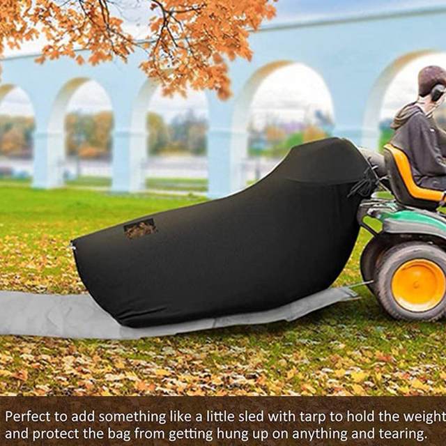 Grass bag for riding lawn online mower