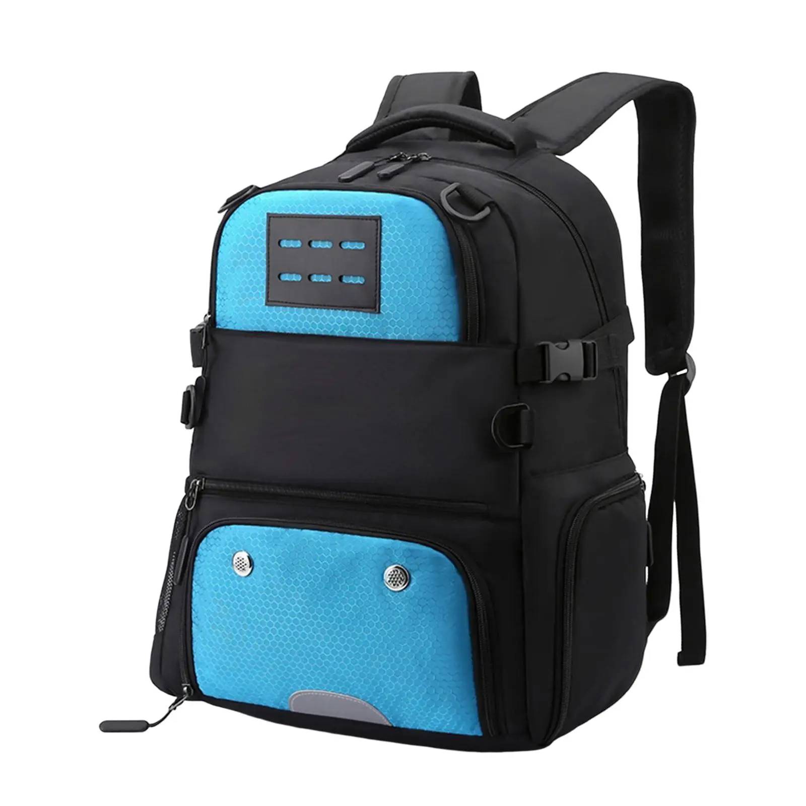 Durable Basketball Football Backpack with Bottom Ball Compartment Equipment Soccer Bag for Volleyball Gym Swimming