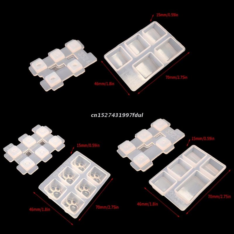 Epoxy Resin Mold Computer PC Gamer Pet Paw Keycaps Silicone Molds Compatible for Cherry MX Mechanical Gaming Keyboard