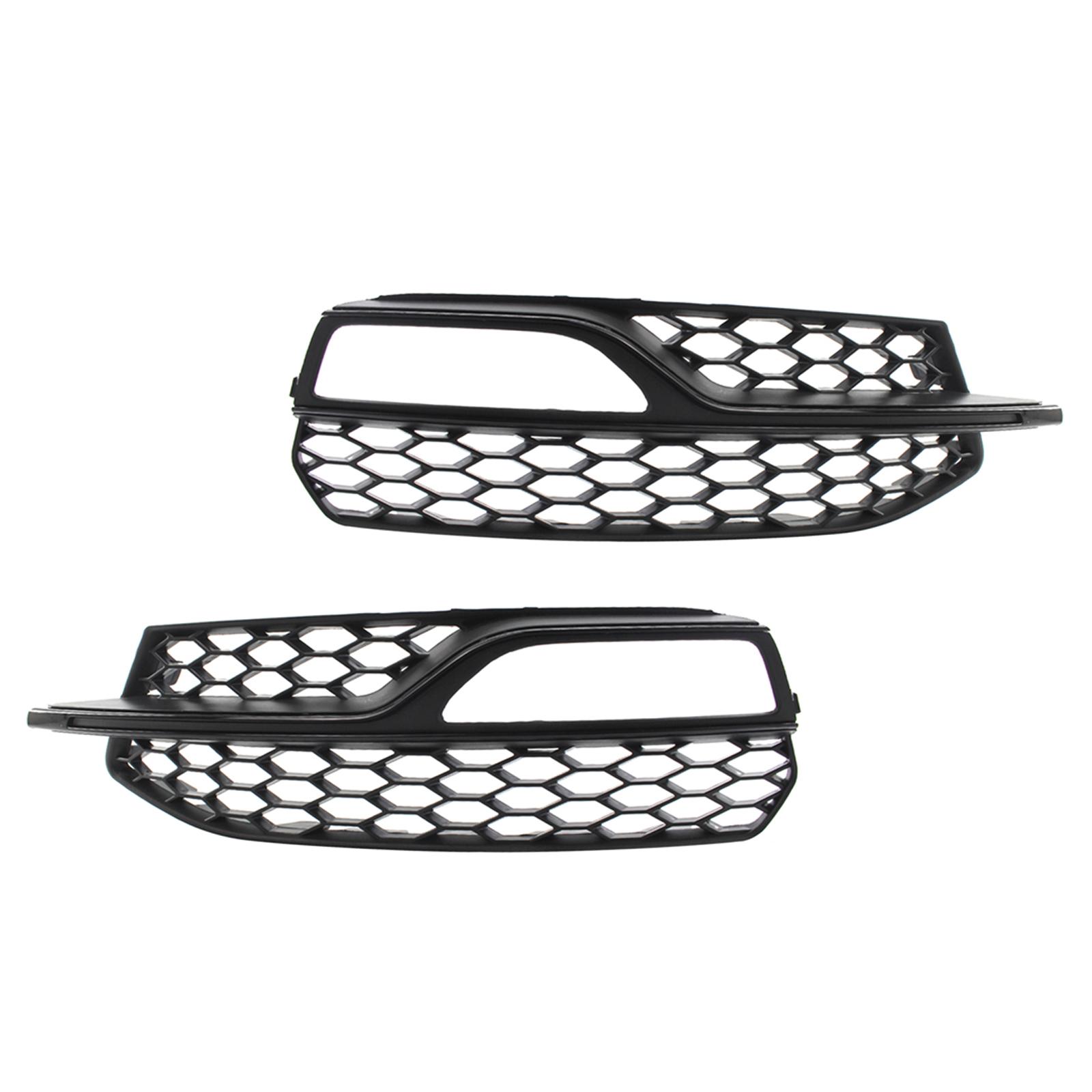 2pcs Front Bumper Fog Light Grilles Cover for A3 S3 13-17 Premium