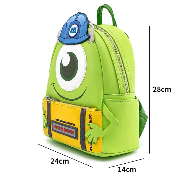 Loungefly Disney Monsters, Inc Cosplay Anime Backpacks Cartoon Boo Mike  Sully PU Leather Women Backpack Girls Mini Kawaii Bags - AliExpress