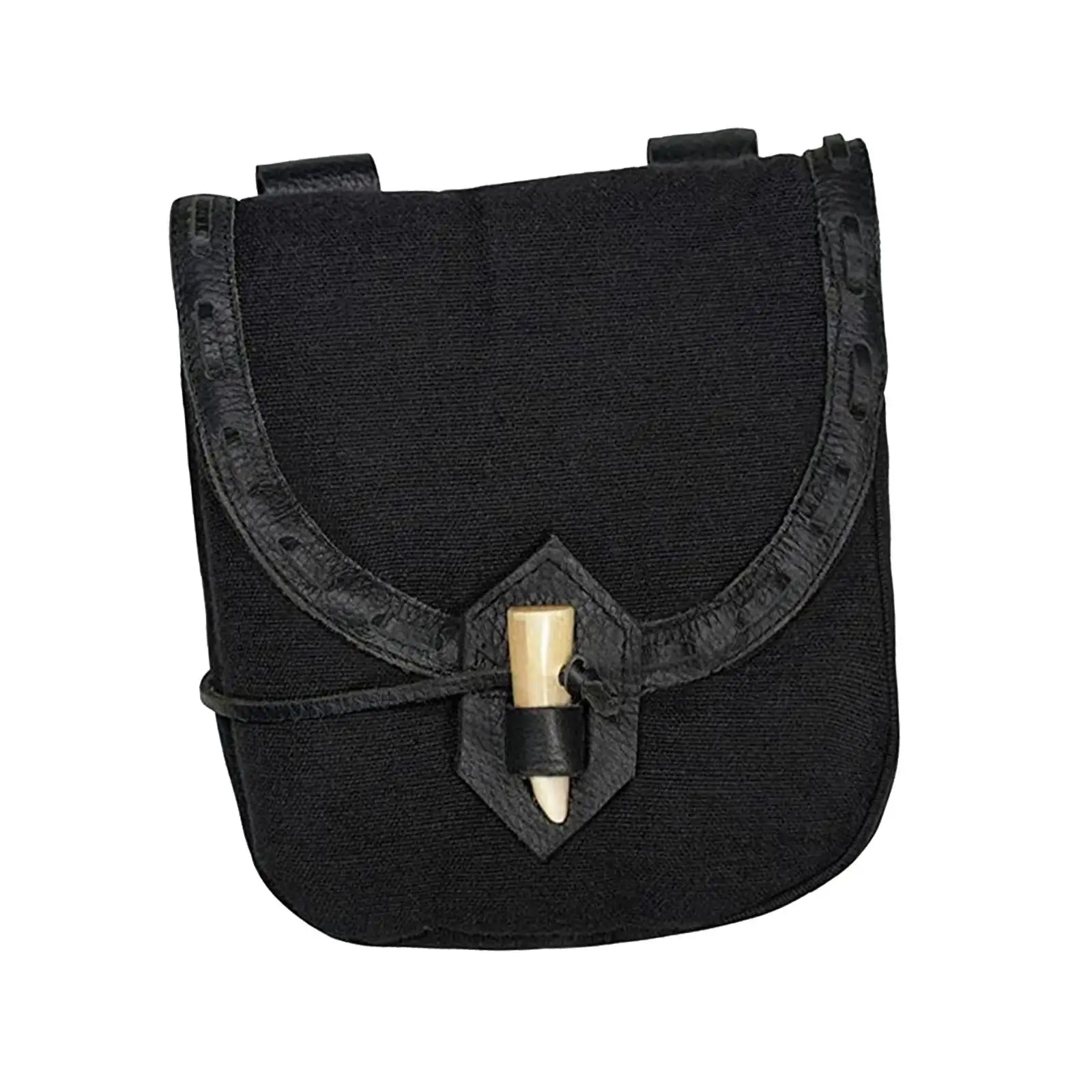 Canvas Medieval Belt Pouch Durable Wear Resistant Big Capacity Cosplay Costume Fanny Pack Waist Bag Costume Accessories