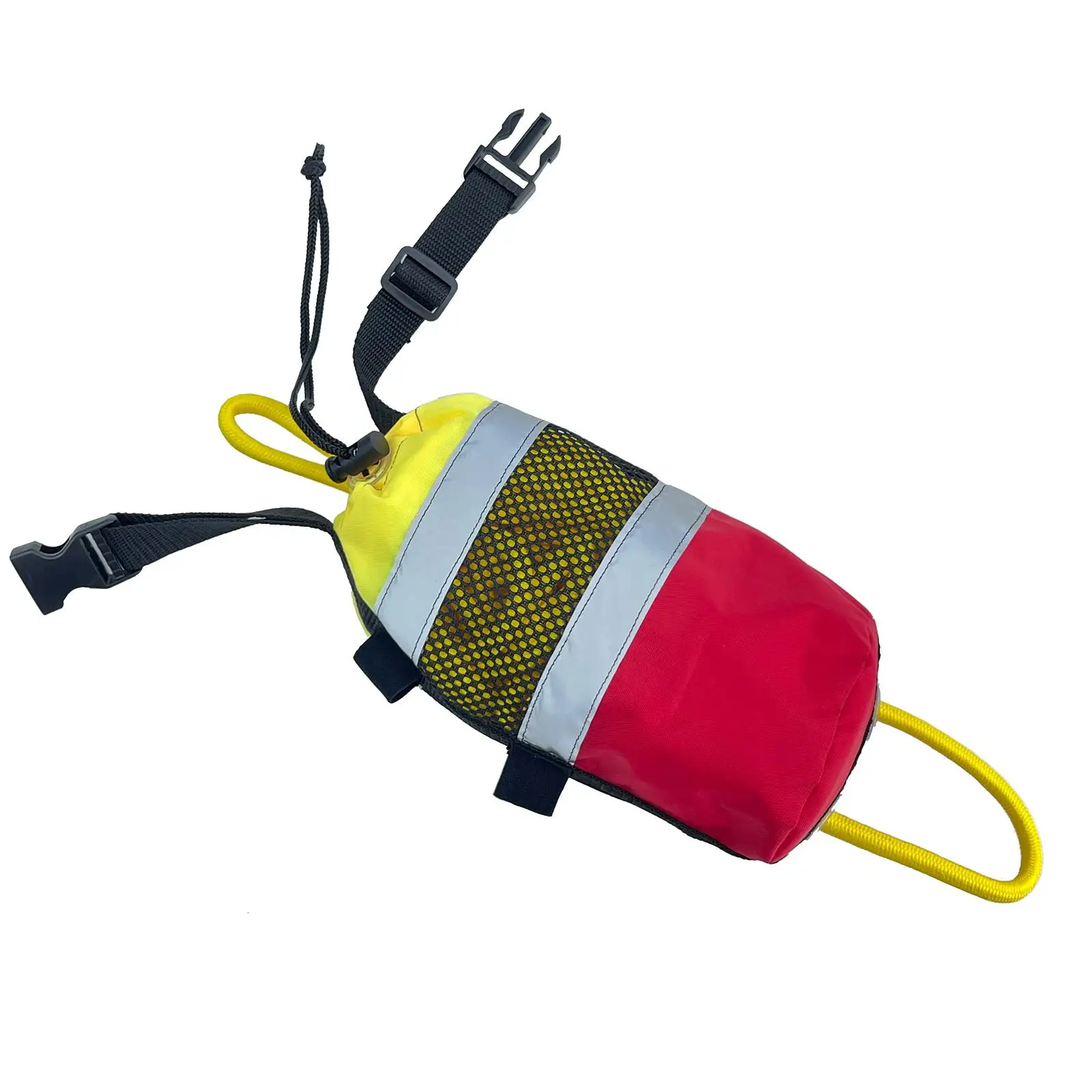 Throwable Throw Bag High Visibility Reflective Throw Rope Boater`s Throw Bag for Water Sports Fishing Kayak Rafting Boat