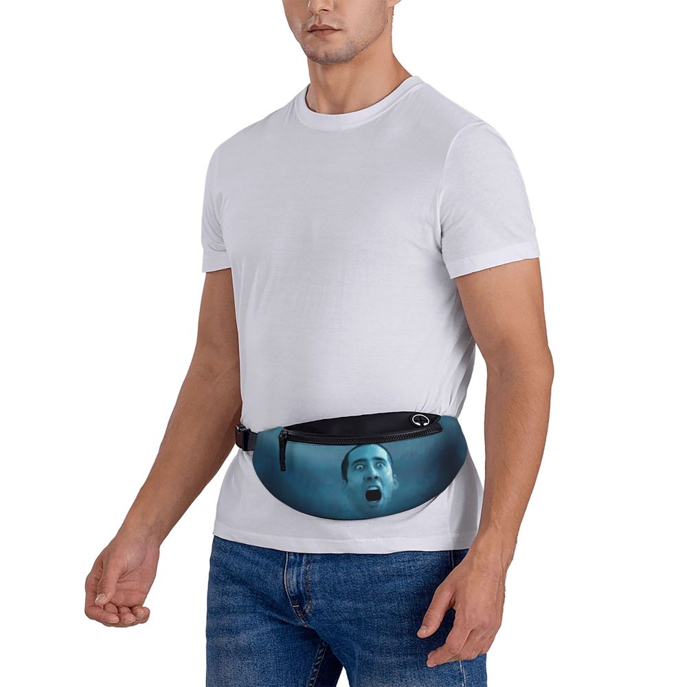 Mulheres Homens Casual Engraçado Meme Crossbody Saco