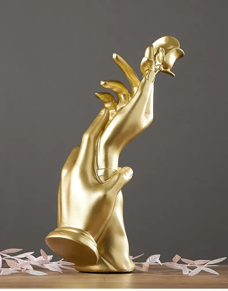 Golden Decorative Sculpture