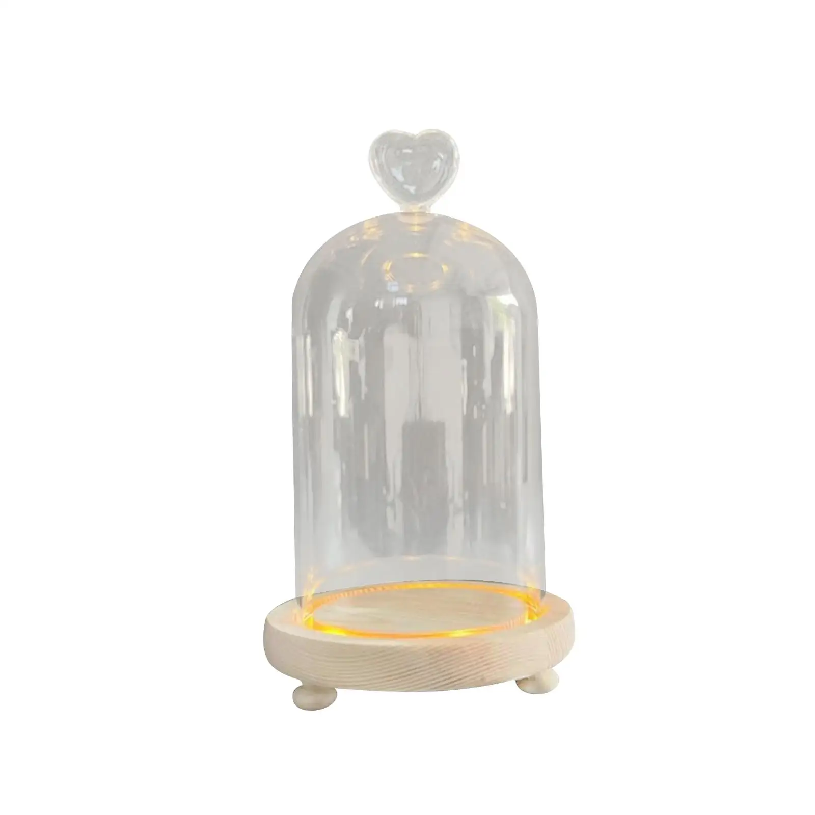 Glass Cloche Dome Cloche Dome Bell Jar Display Case Nordic Valentine`s Day