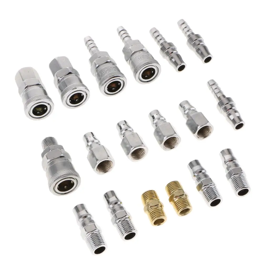 18pc Heavy Duty Quick Coupler  Fittings Connector Pneumatic Tool
