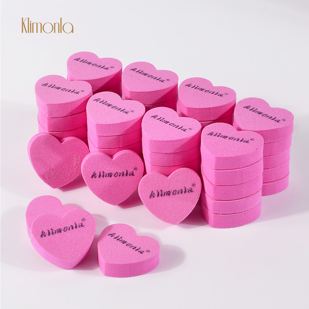 Best of 50pcs / lot Mini Nail File Pink Love Design Sponge Polishing Nail File 180 240 Buffing Sanding Block Manicure Pedicure Tool Reviews & Tips