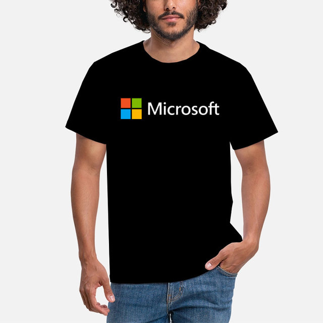 Microsoft Windows Fashion Vintage T Shirt Women Men Classic