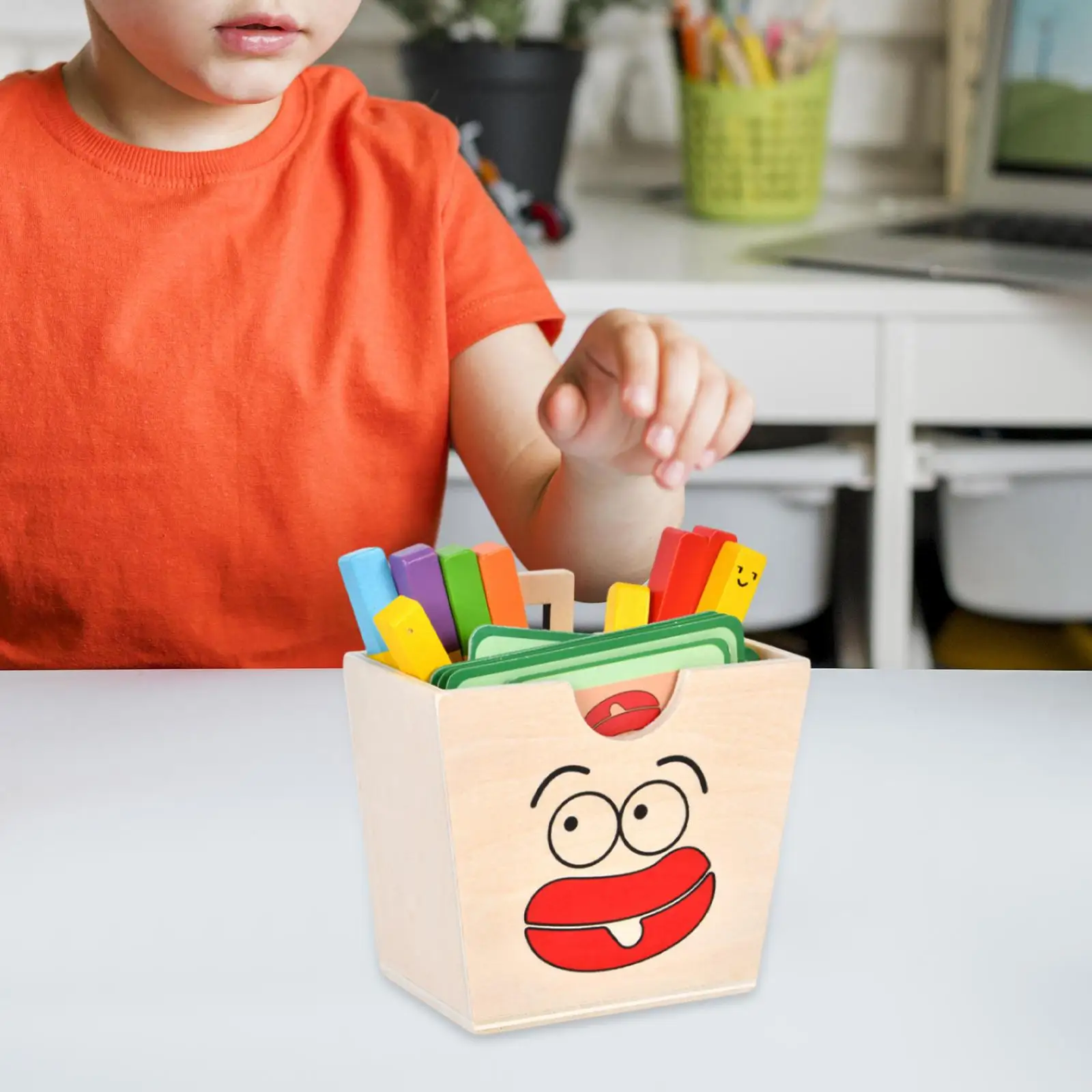 Simulation French Fries Color Matching Game for Learning Matching Activity