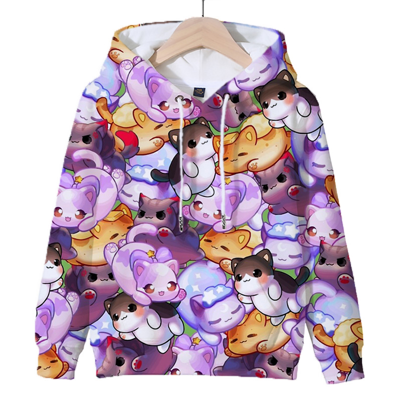 Title 14, Sweat à capuche imprimé Aphmau pour enfants, je...