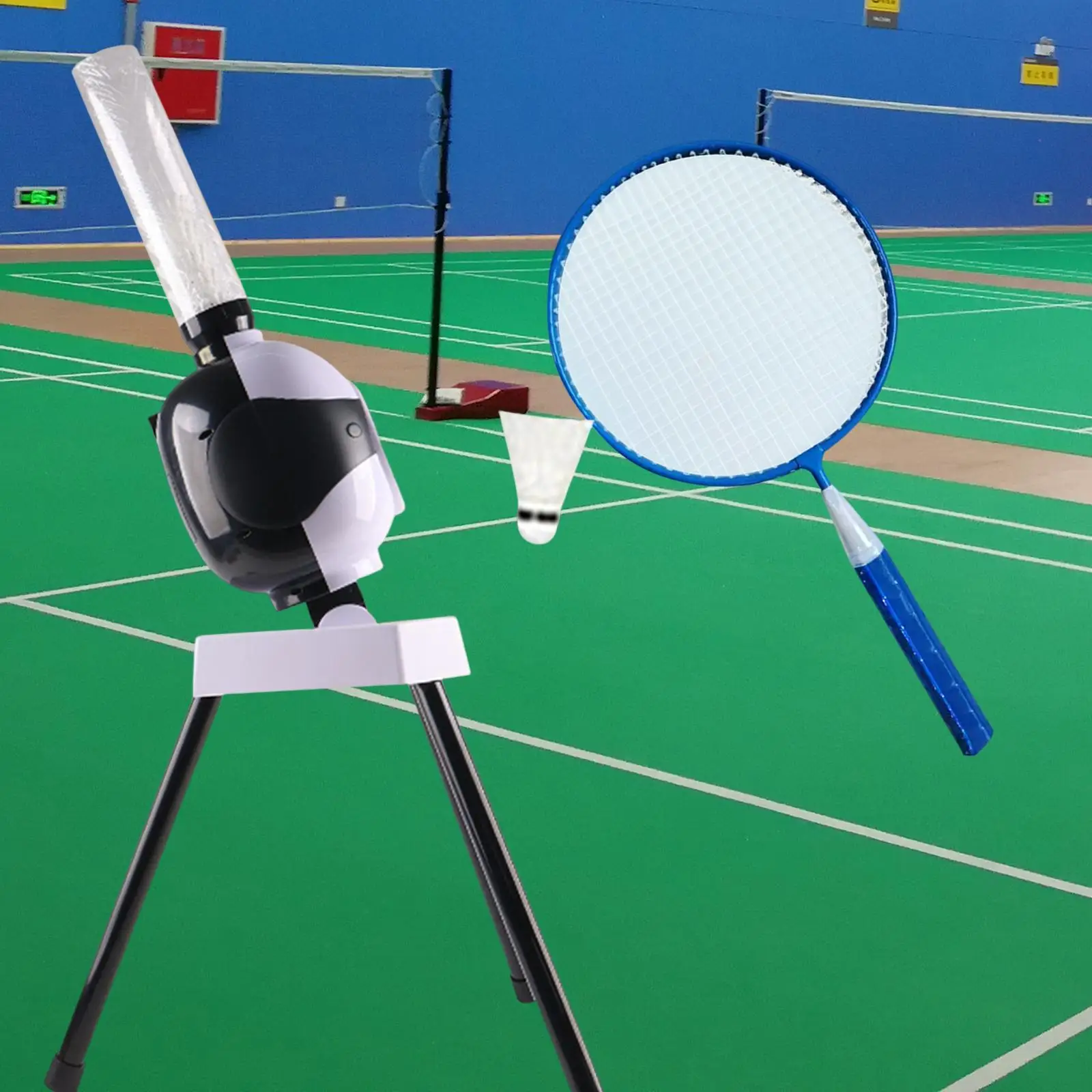 Badminton Service Machine Badminton Robot Automatic Launcher Ball Machine