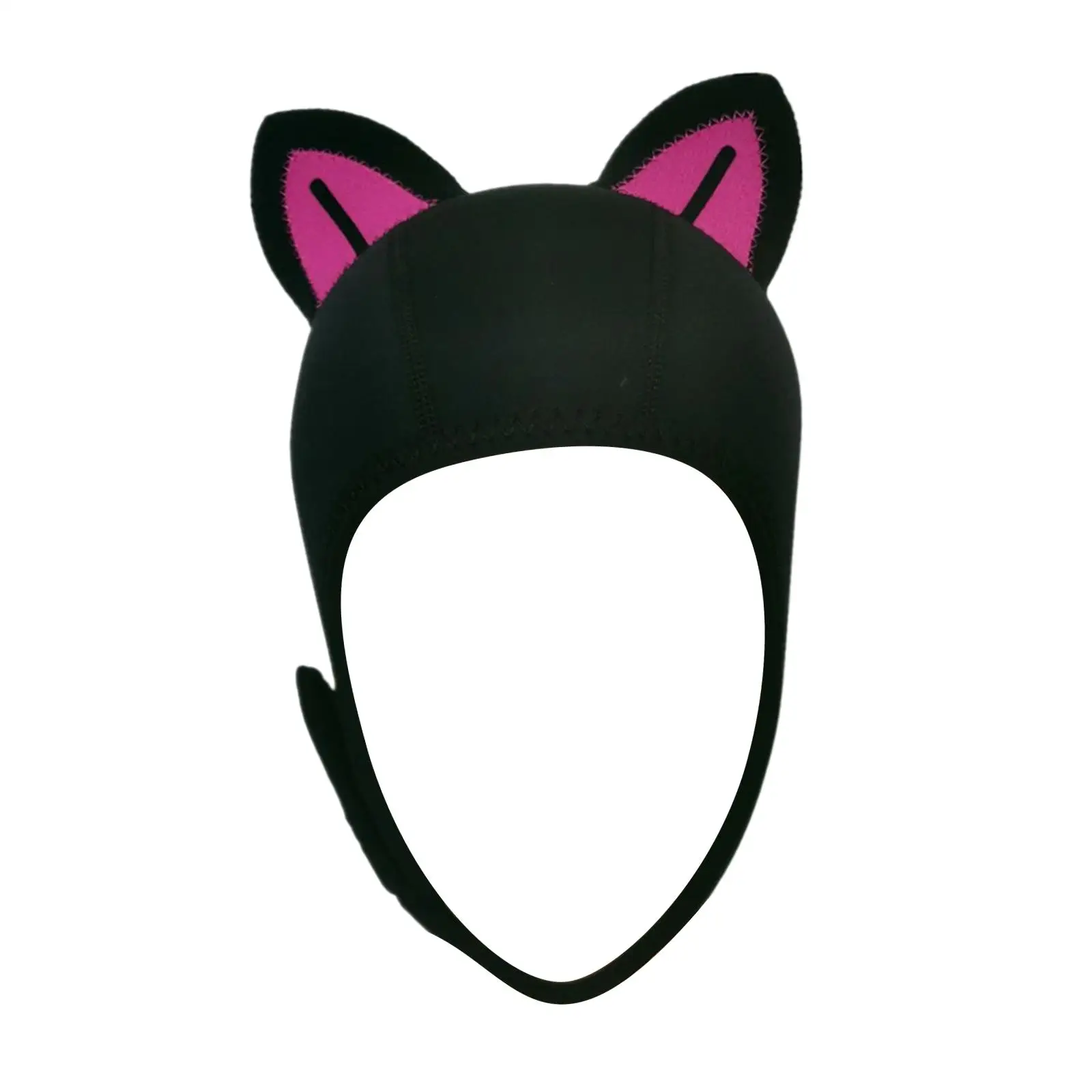 Cat Ears Wetsuit Hood Hat for Women Kids with Air Vent Accessories Convenient to Wear and Take Off
