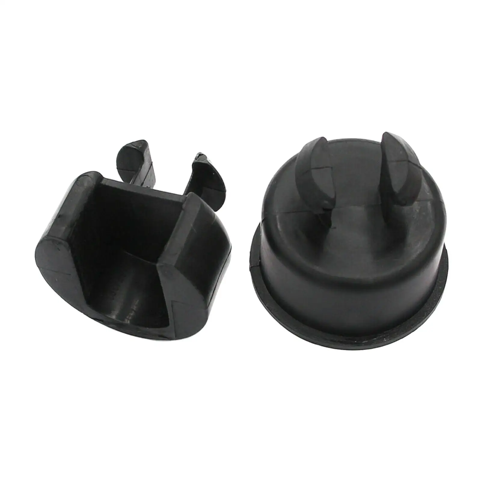 Set of 2 Tailgate Pivots Bushings Left and Right Car Supplies Black Plastic Assembly Fit for RAM 1500 2500 2002-2009 55276077Ab