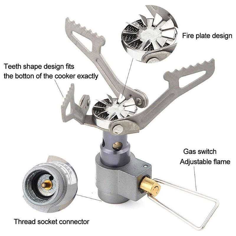 de titânio mini portátil acampamento fogão caminhadas