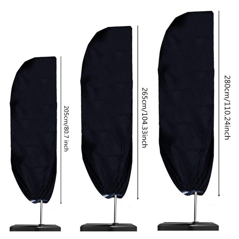 Description Picture 2 of itemWaterproof Oxford Cloth Outdoor Sunshade Umbrella Cover Garden Weatherproof Patio Cantilever Parasol Rain Cover Accessories