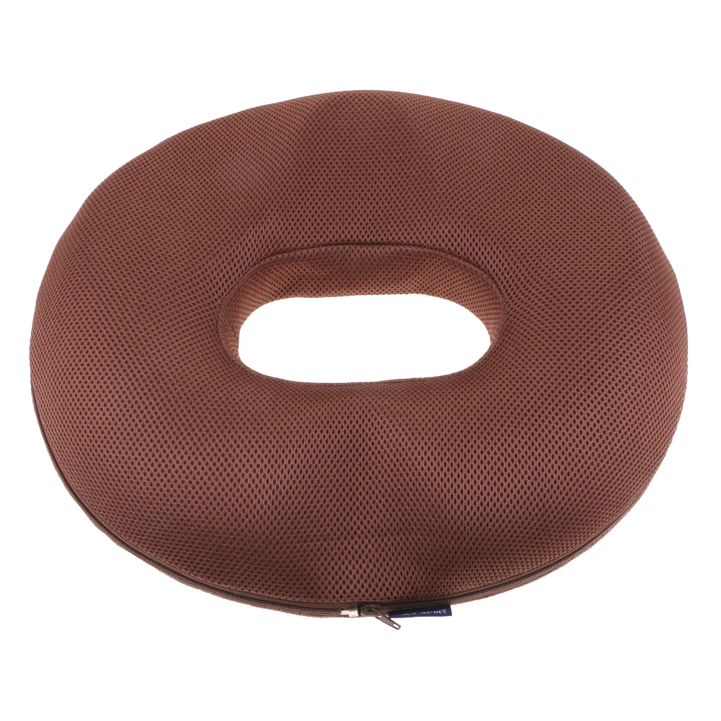 Thicken Memory Sponge Foam Donut Ring Cushion Car Seat Chair Travel Pillow Chair Pads, Home Travel Office