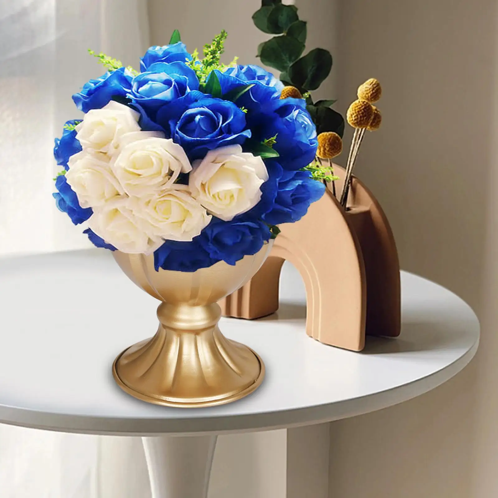 Flower Vase Flowerpot Decoration Props Container Decorative Vase Dried Flower Vase for Restaurant Desktop Office Home Holiday