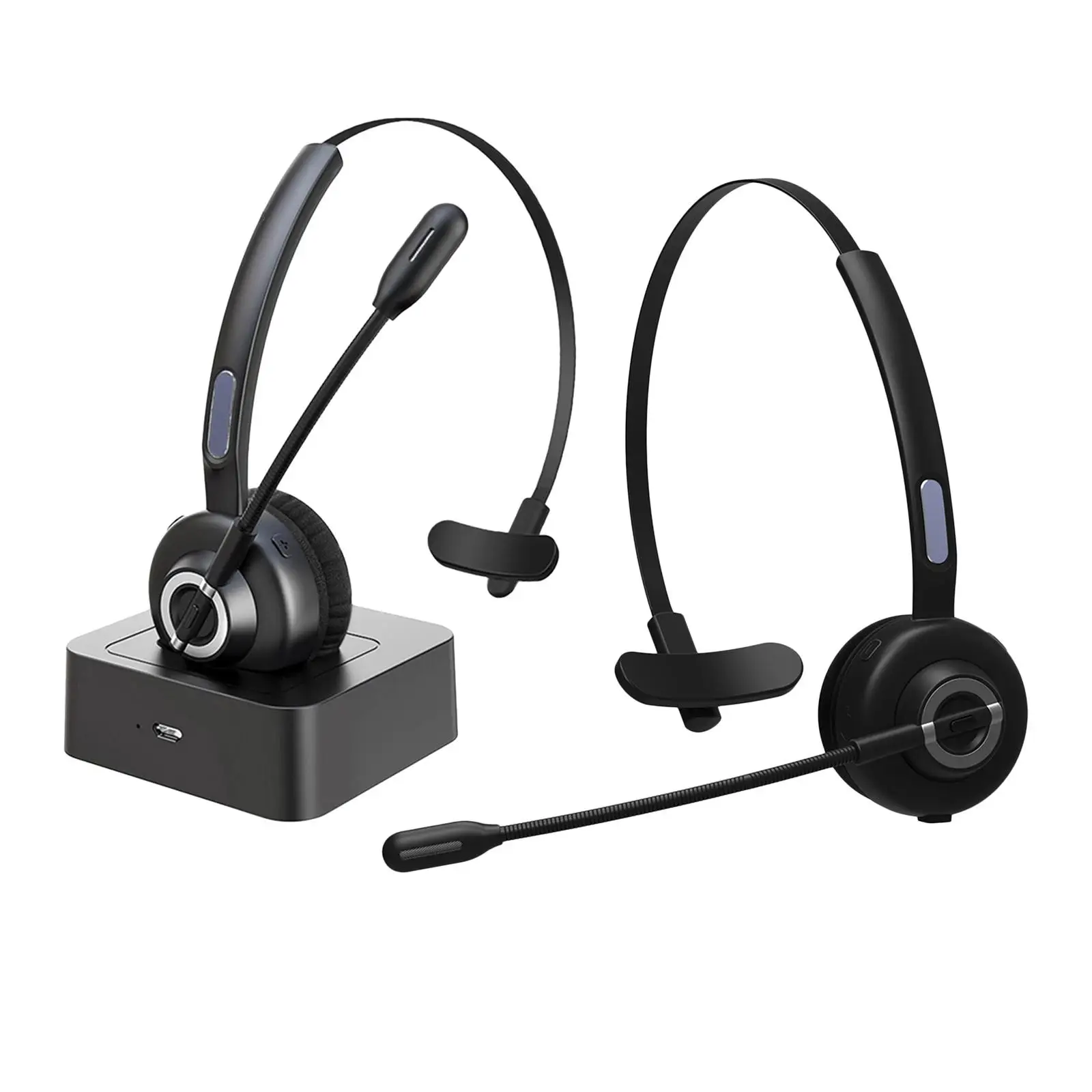  Headset with Microphone, Headset Noise Cancelling Mic, Hands- Headphones for PC Laptop Call Center