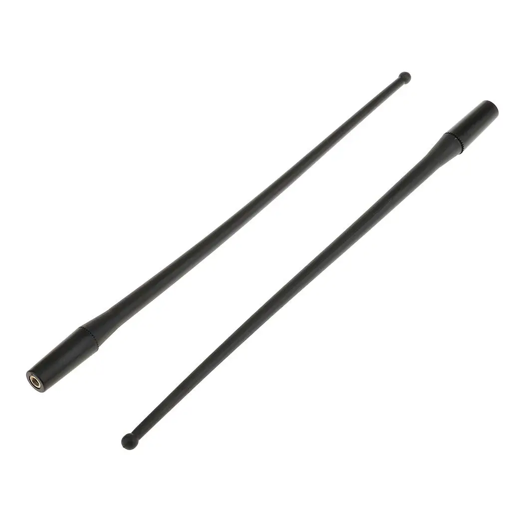 2pcs Motorcycle 14`` Rubber AM/FM Radio Antenna Masts for