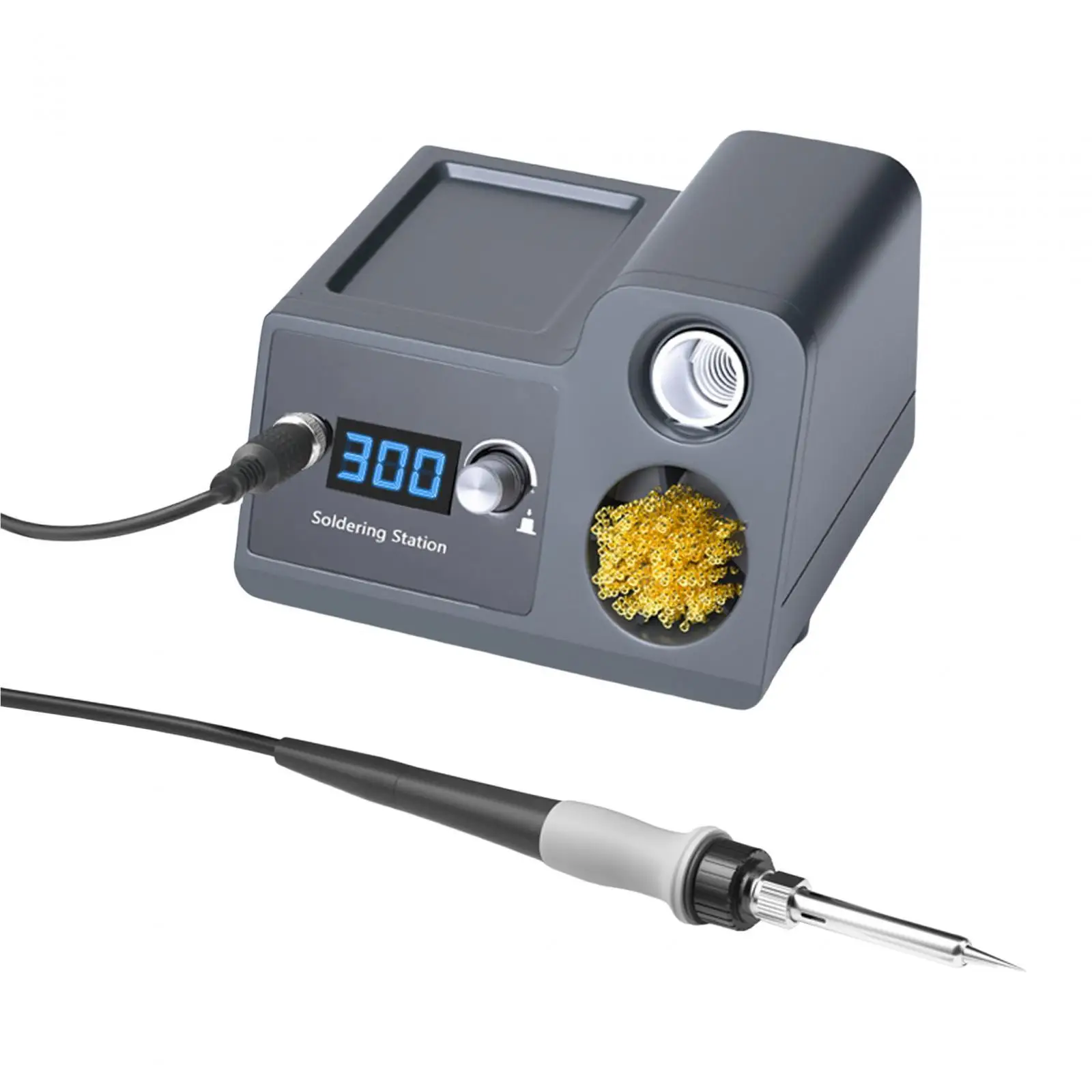 Soldering Iron Kits with Solder pen Adjust Temperature Ptofessional EU Adapter 65W Soldering Station for Circuit Boards Phone