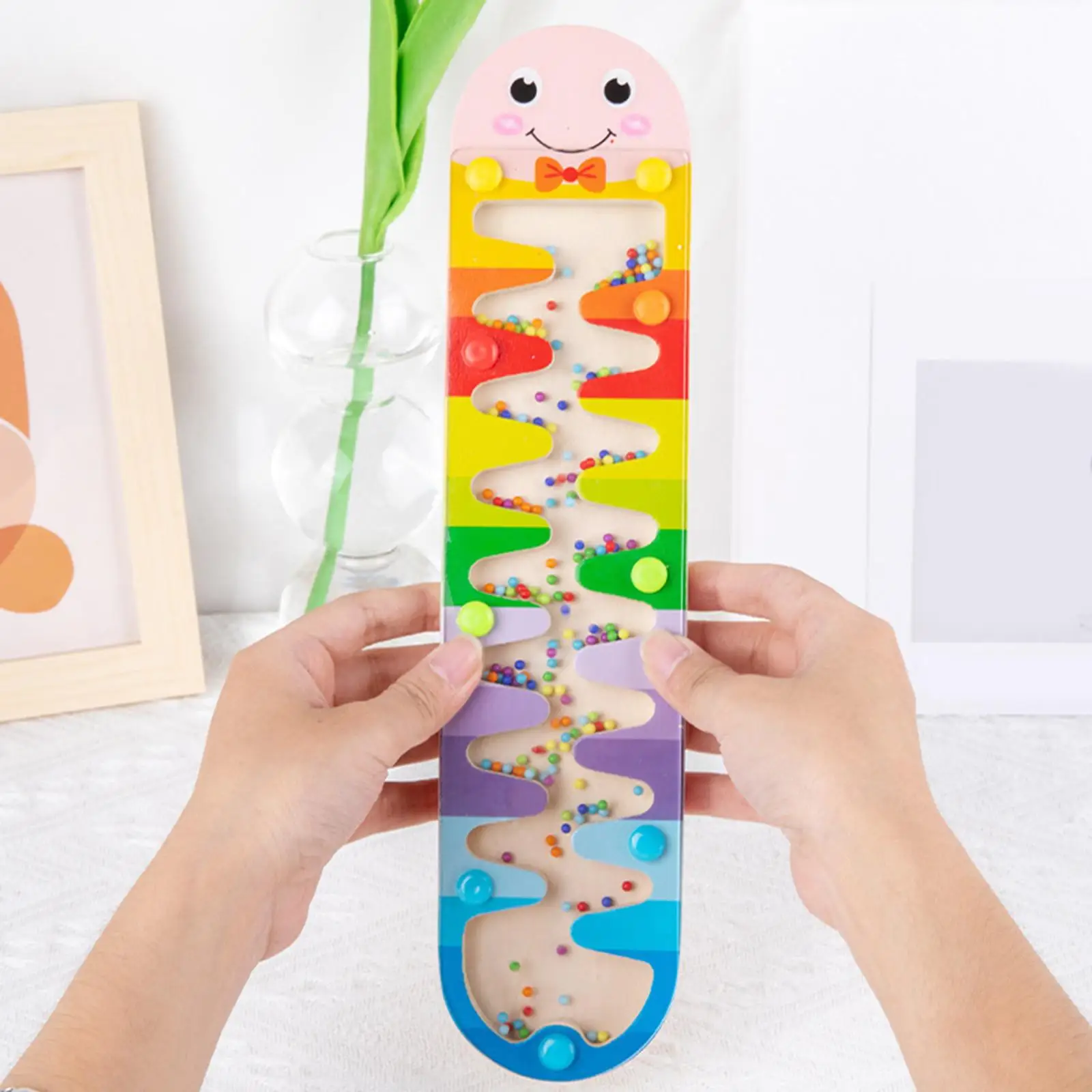 Rattle Tube Rain Stick for Girls and Boys, Rain Stick Shaker Rainstick Rainmaker Toy Music Sensory Toys for 1-2 Ages