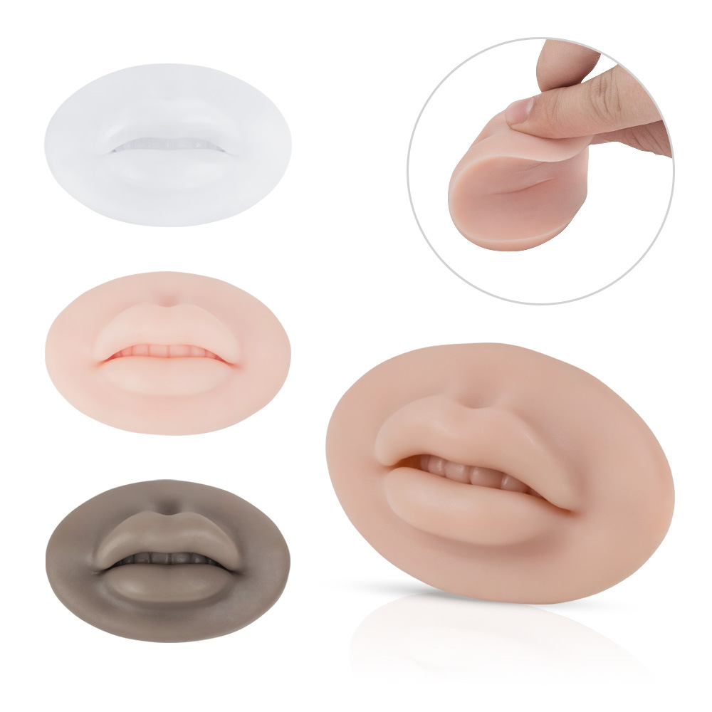 Best of 5d Tattoo Silicone Lip Practice Skin Template Lip Piercing Exercises Microblading Reusable Block For PMU Beginner Training Reviews & Tips