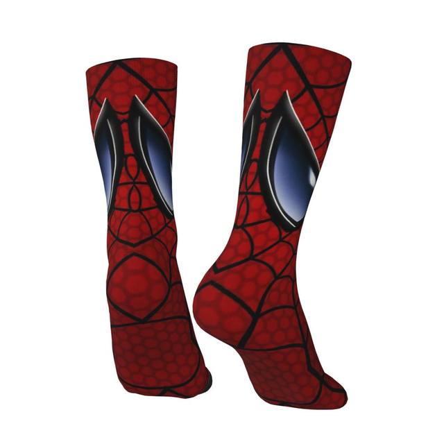 Winter Warm Colorful Women Men Spiderman Spider-man Socks Disney