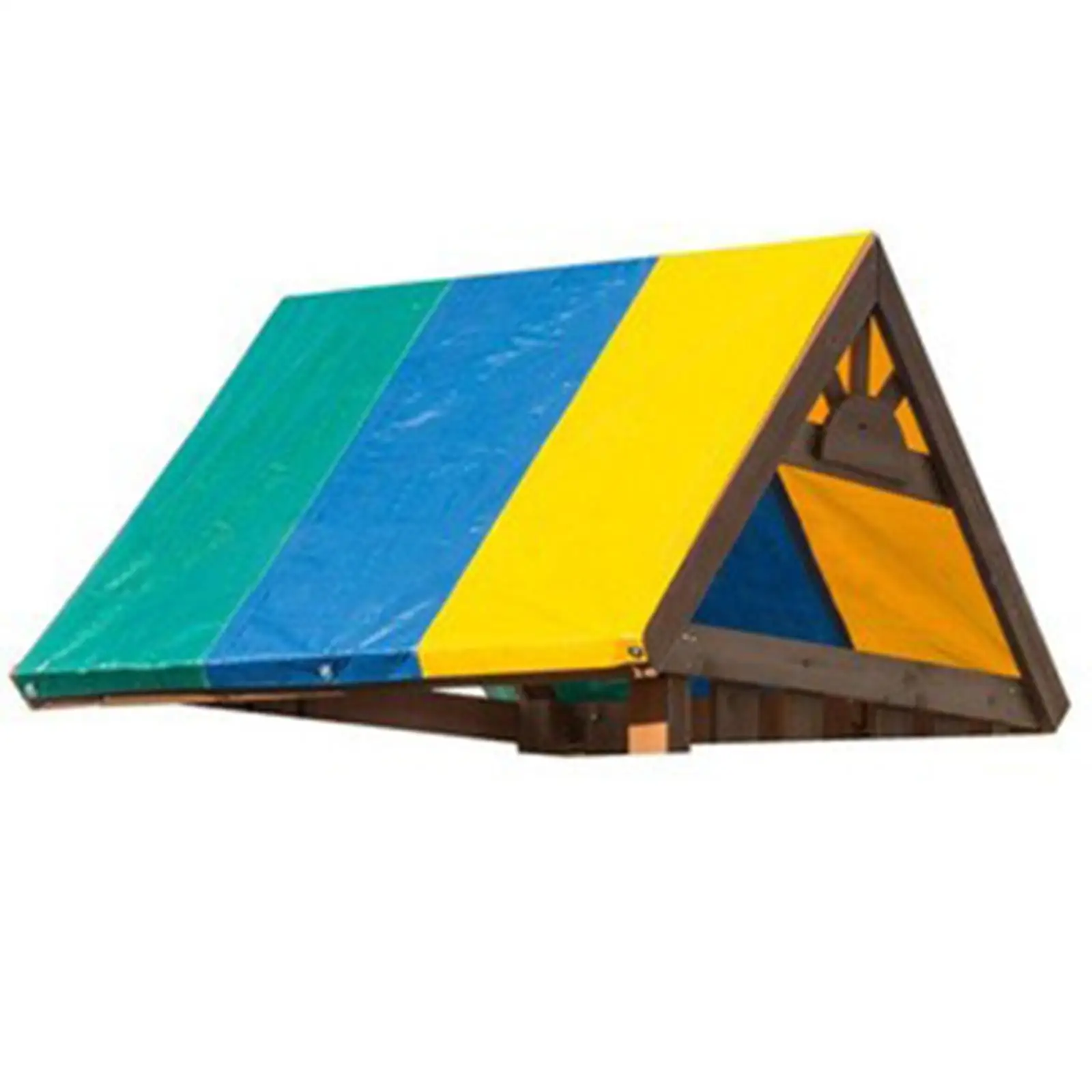 Waterproof Swing Set Shade Tarp Sun Protection Rain Cover Shade Screens Sunshade Trap Roof Tent Playground Roof Canopy