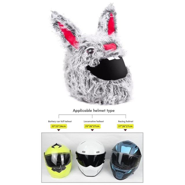 Funda Casco Moto Papá Noel Fundas Para Casco Motocicleta- Conejo