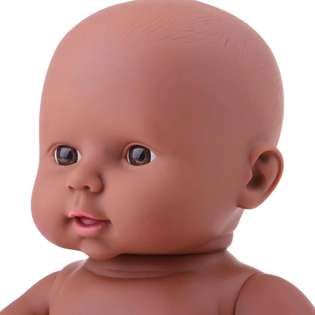 30cm  Silicone Reborn Baby Girl Doll Kid Appease Toy Practice Parenting