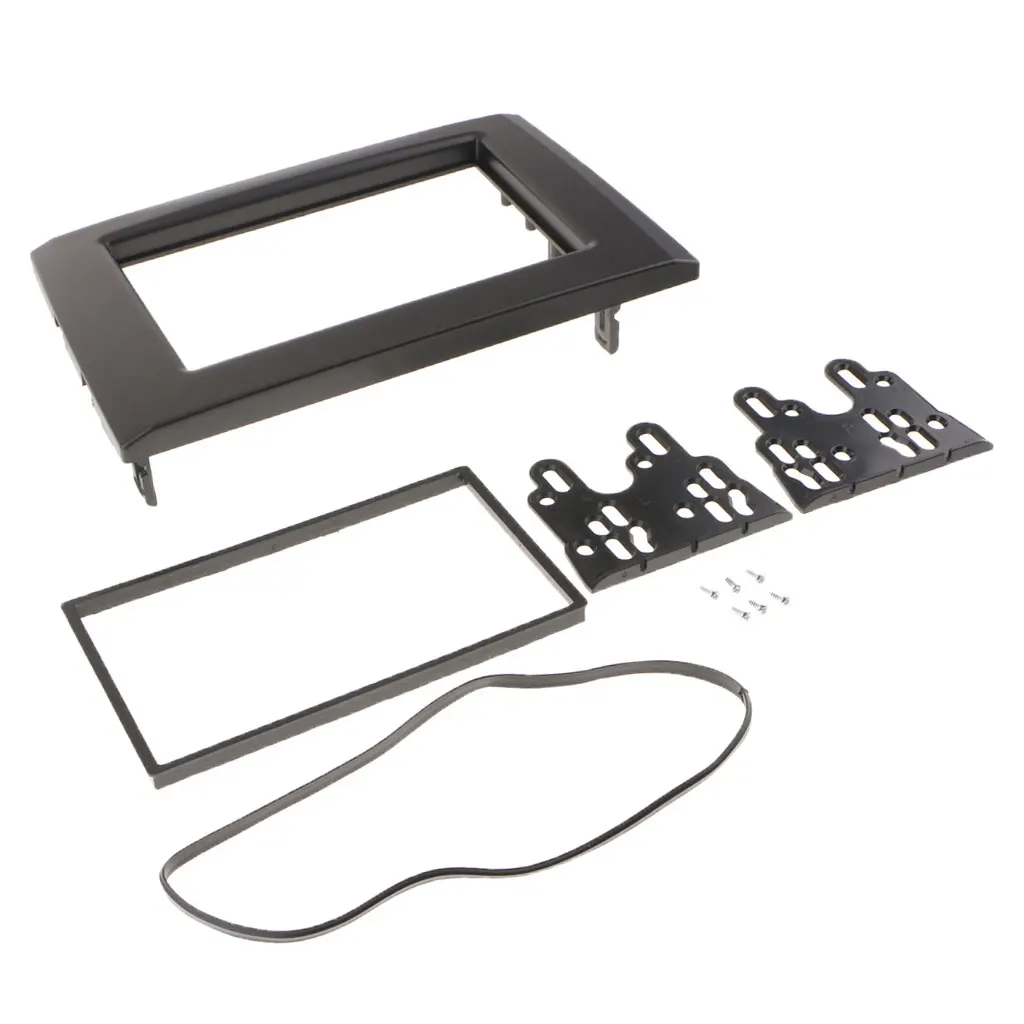 Double Din Built- Kit Dashboard Radio Panel Kit for Replacement 1 Piece.