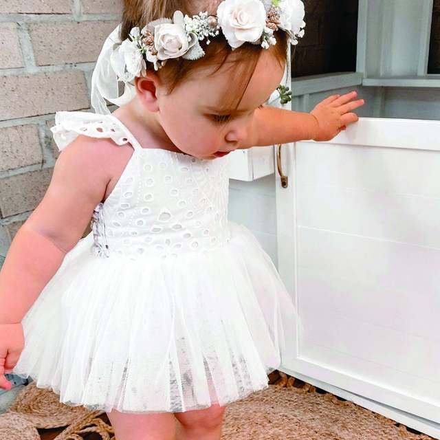 Baby Girls' Lace Babados Tutu Vestido de Princesa, Roupa Infantil, Roupas  de Verão, Manga Fly, Pescoço Quadrado, Novo, 2022, 0-24M - AliExpress