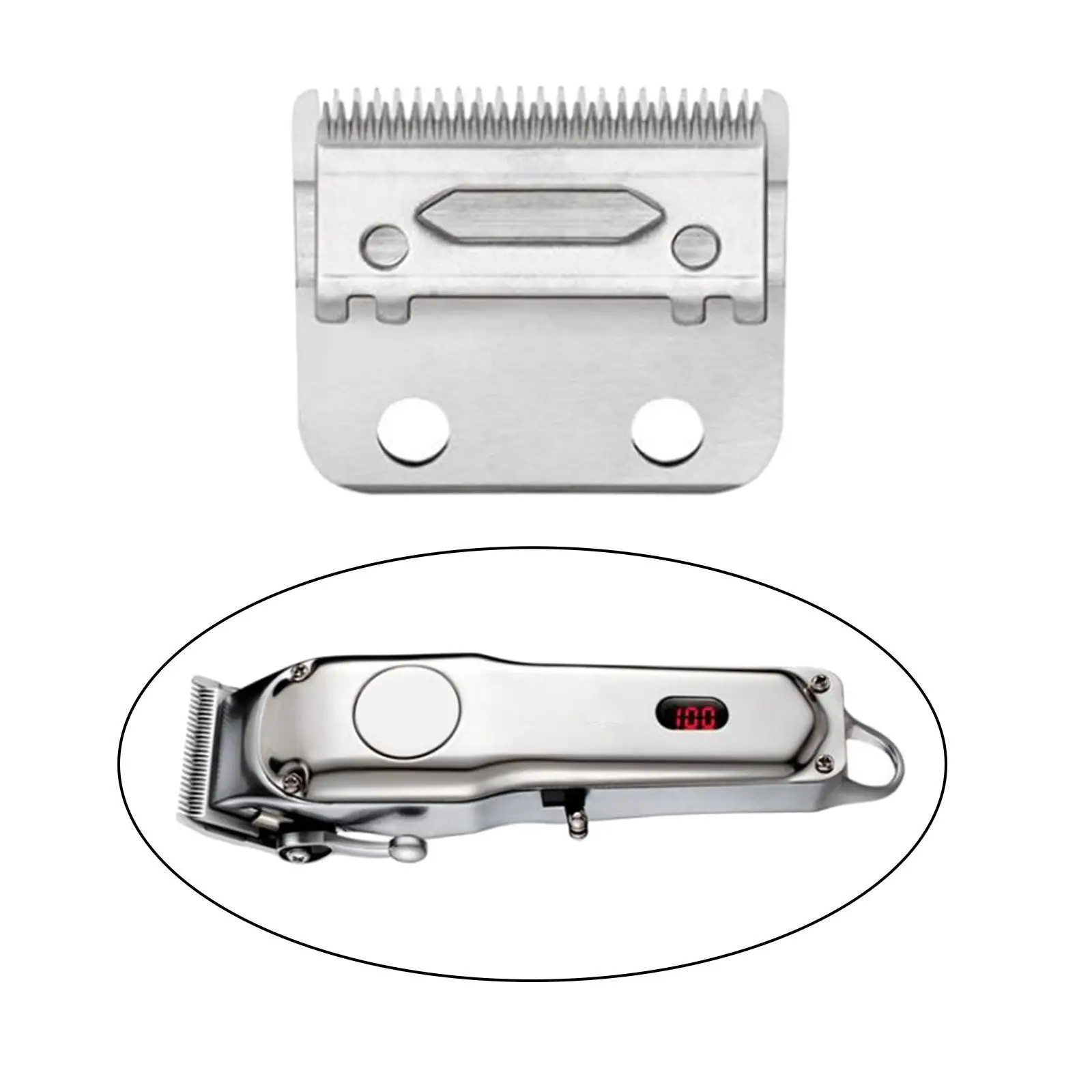 Stainless Steel  Clipper Blade, Cutter blade,  for Men Haircut Tool, 12mm Length
