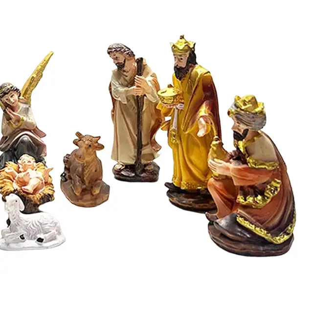 キリスト降誕のアクションフィギュア,宗教的な家族の発見,クリスマスの
