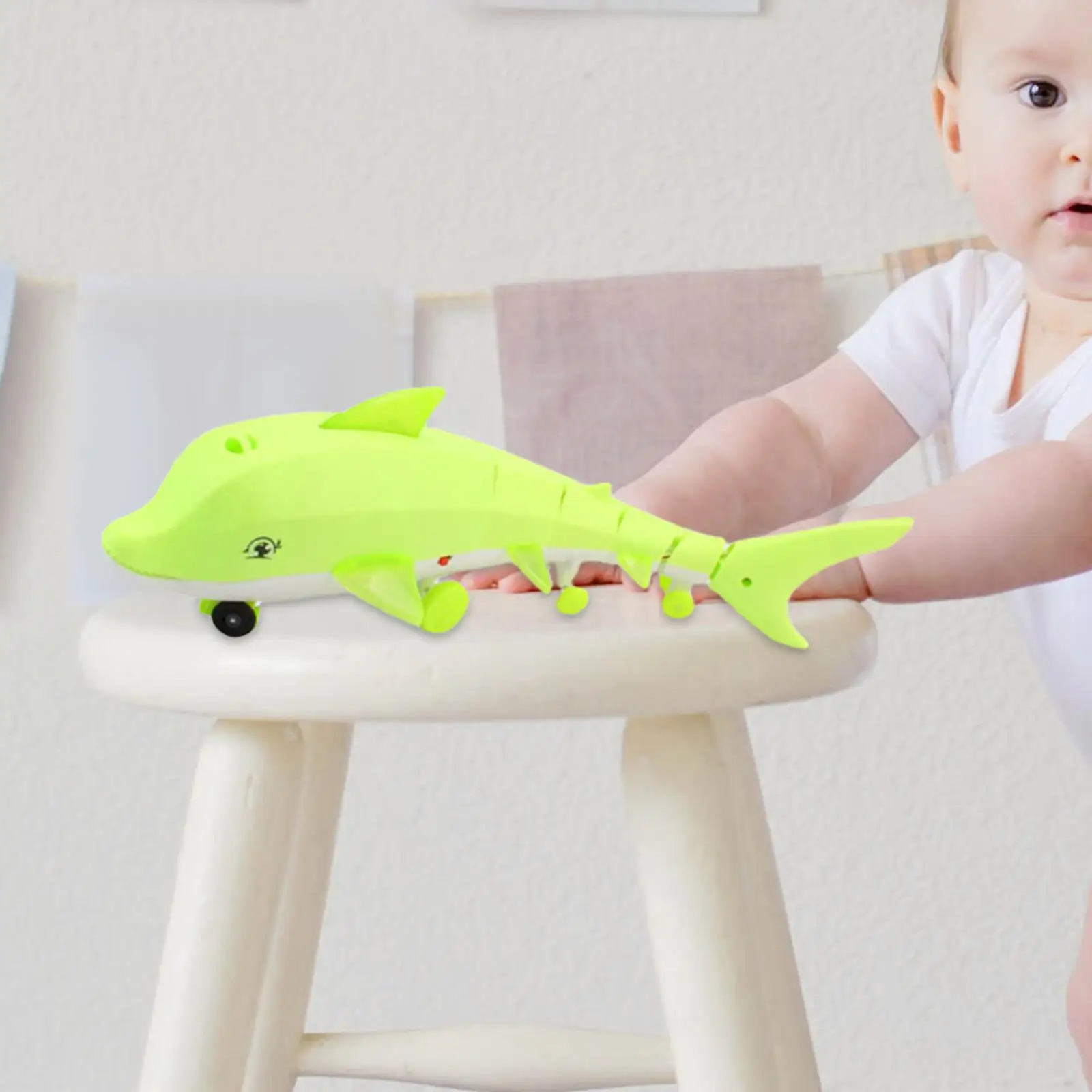 Electric Battery Operated Dolphin for Babies Plays Music And Lights for Electronic Pets
