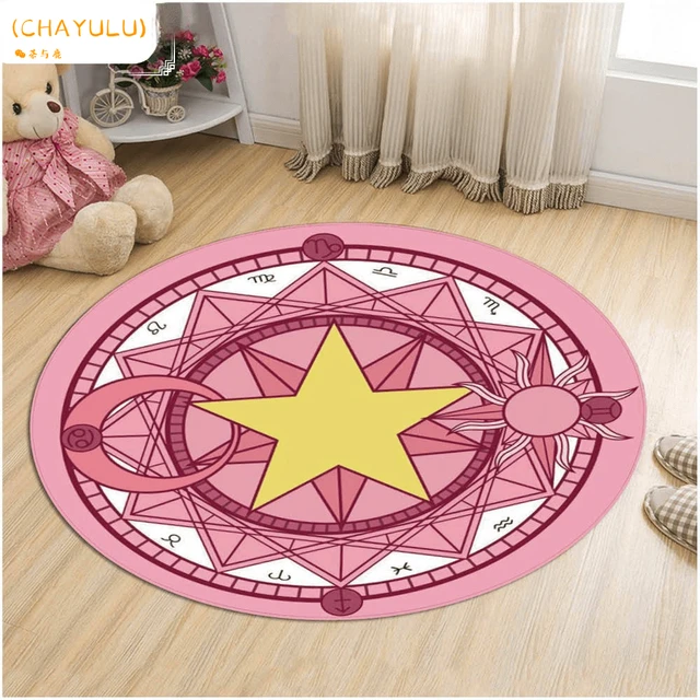 Comprar Alfombras redondas Yin Yang, alfombra con pentagrama Ying Yang,  alfombras para sala de estar, dormitorio, alfombra circular Tatami, alfombra  redonda para juegos para niños