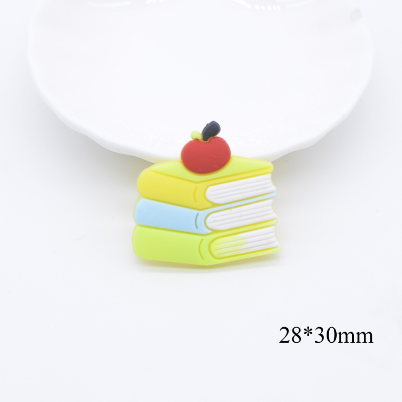 10 Stücke NEUE Student Simulation Schreibwaren Weiche Gummi Flatback Cabochon Sammelalbum Kawaii DIY Kopfbedeckungen Verzierungen Zubehör – Detail 8